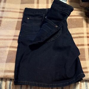 Dark Blue Denim Shorts